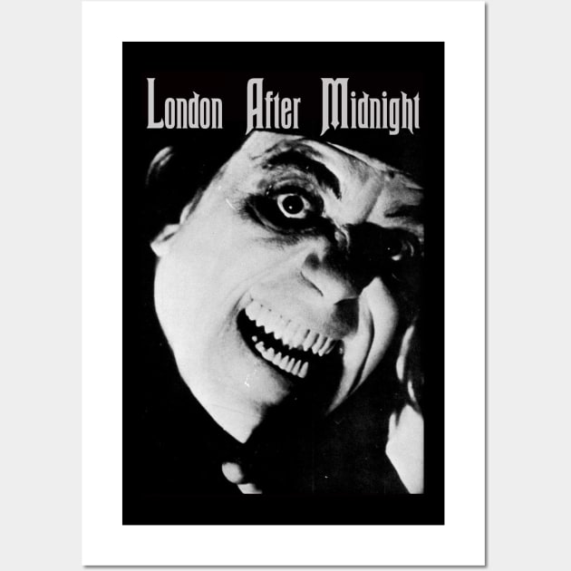 London After Midnight - Silent and Pre-Code Horror - Lon Chaney - Vampire Wall Art by silentandprecodehorror